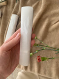 White Onyx side letter mezuzah